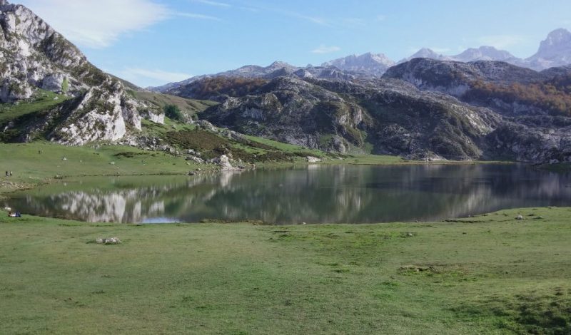 Lago Ercina en los Lagos de Covadonga